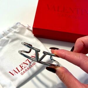 Valentino Vlogo signature metal bracelet never worn